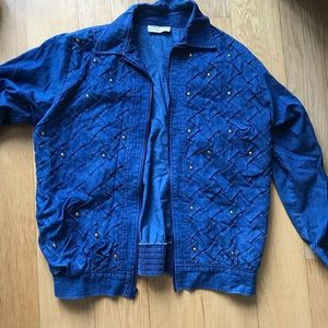 Jean Jacket with Metal Detailing